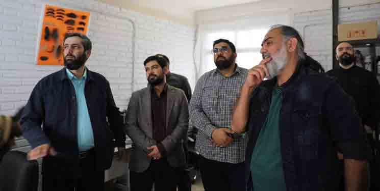 بازدید رییس سازمان فرهنگی هنری شهرداری تهران از پشت صحنه &laquo;احمد&raquo;