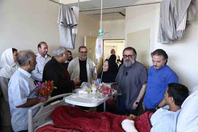 عیادت سینمایی&zwnj;ها از هموطنان مجروح شده در حمله اسرائیل